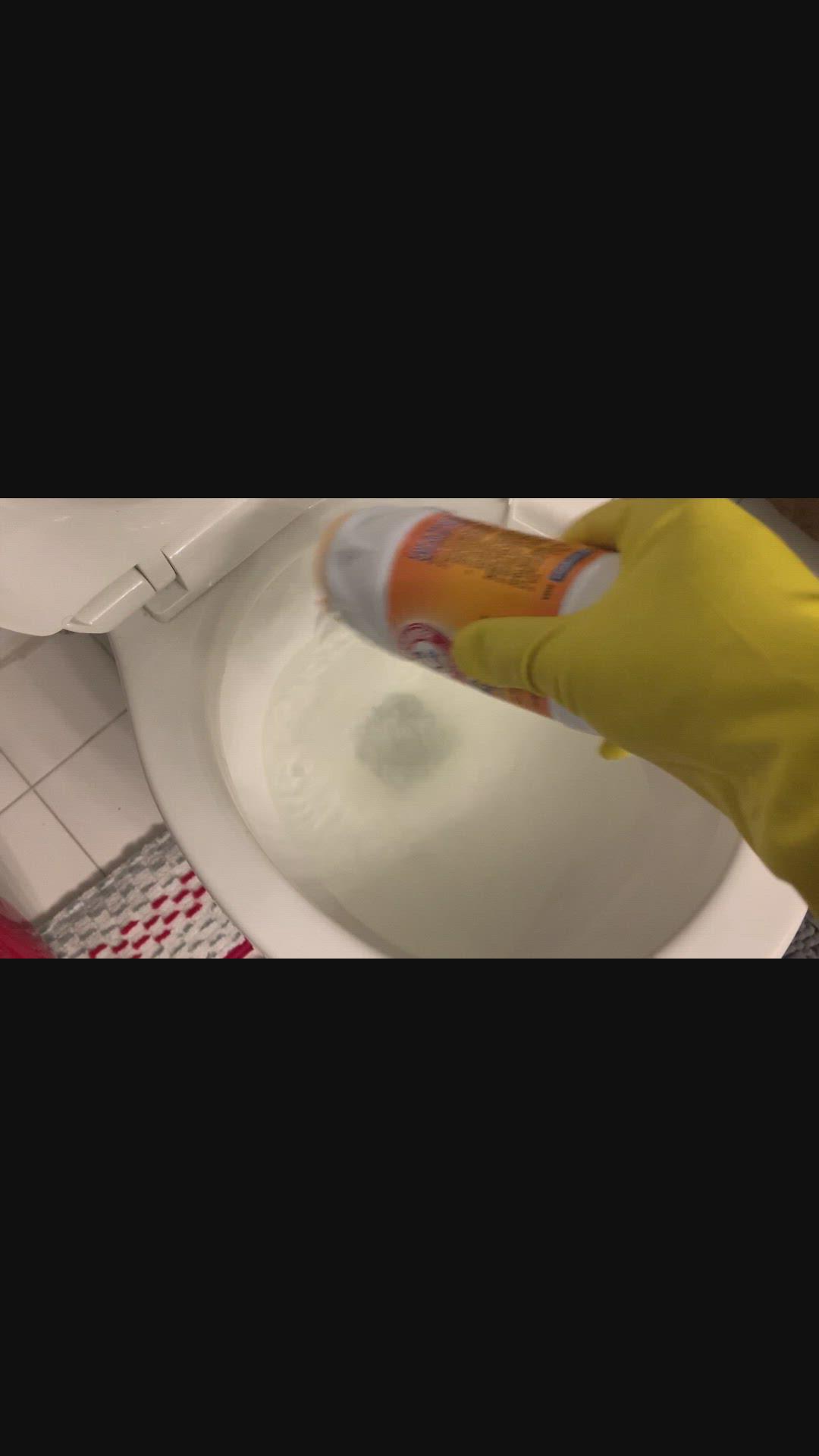 'Video thumbnail for How To Clean And Deodorize Your Toilet With Baking Soda'