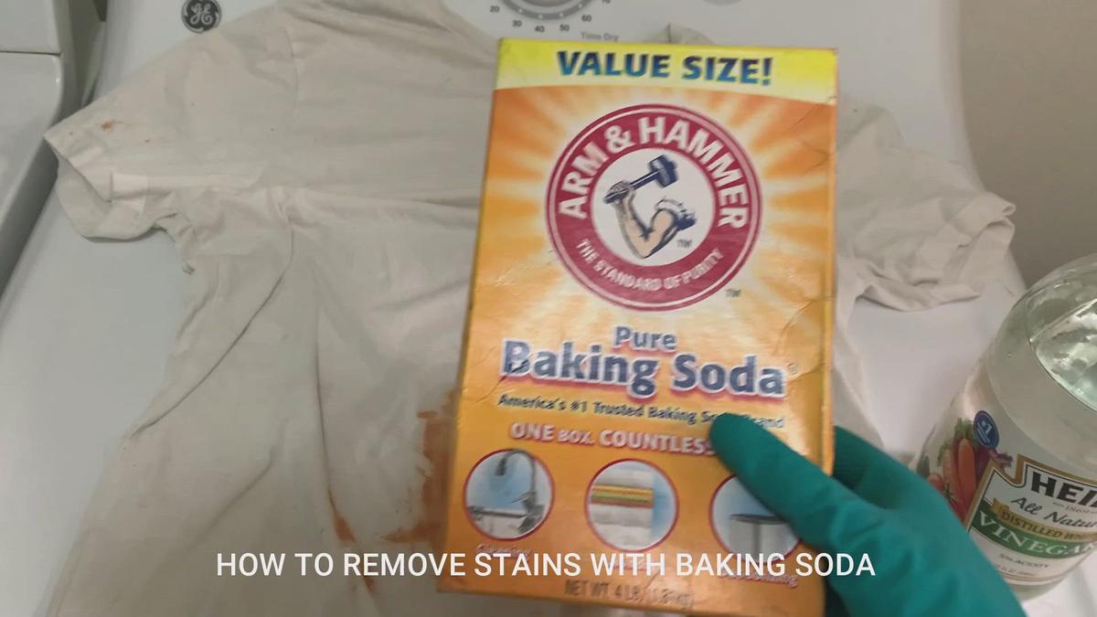 'Video thumbnail for how to remove stains'