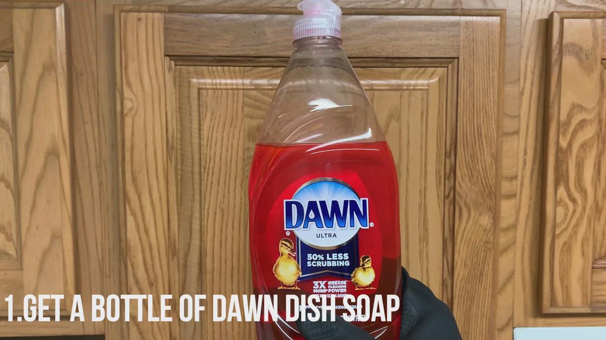 'Video thumbnail for How to clean greasy kitchen cabinets'