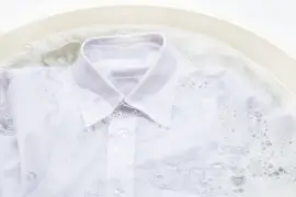 washing a shirt