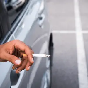 how to get smoke smell out of a car