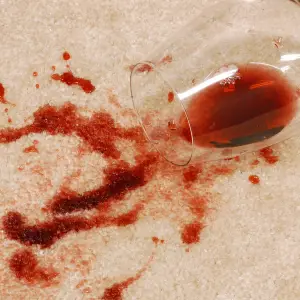 How to get red wine out of carpet