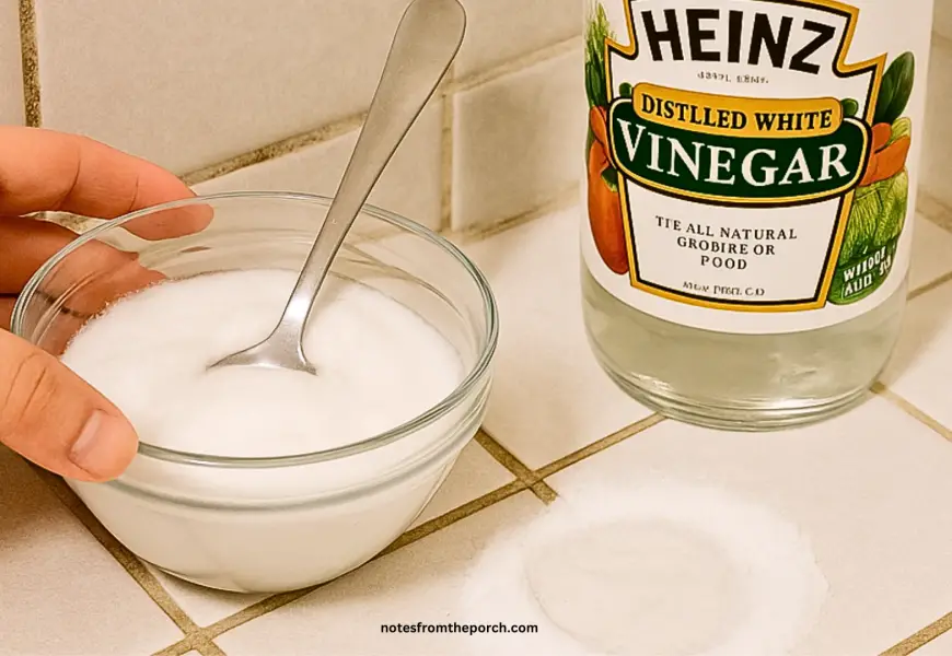 How to Clean Shower Grout with Vinegar and Baking Soda