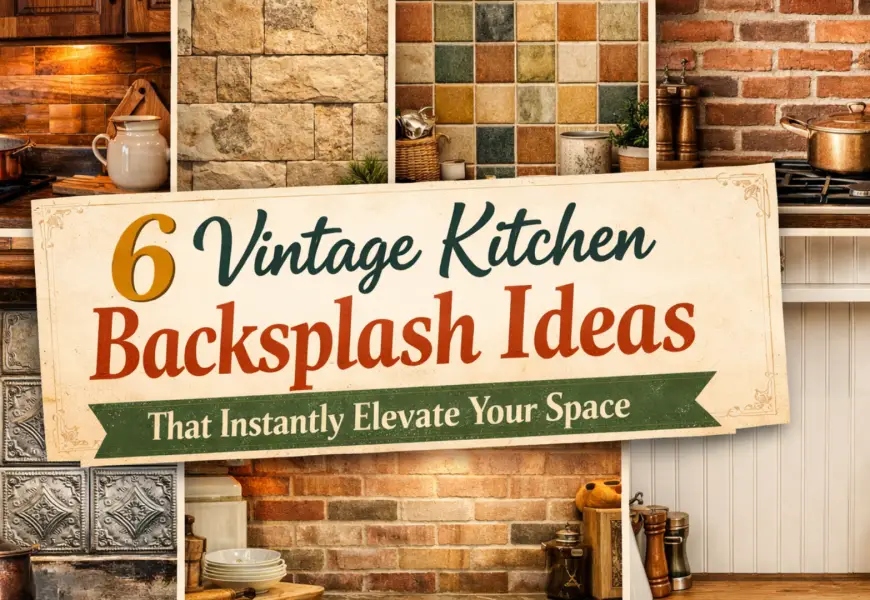 6 Vintage Kitchen Backsplash Ideas That’ll Elevate Your Home Instantly