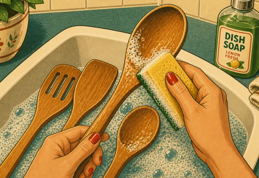 How to Clean Wooden Cooking Untensils (The Natural Way)